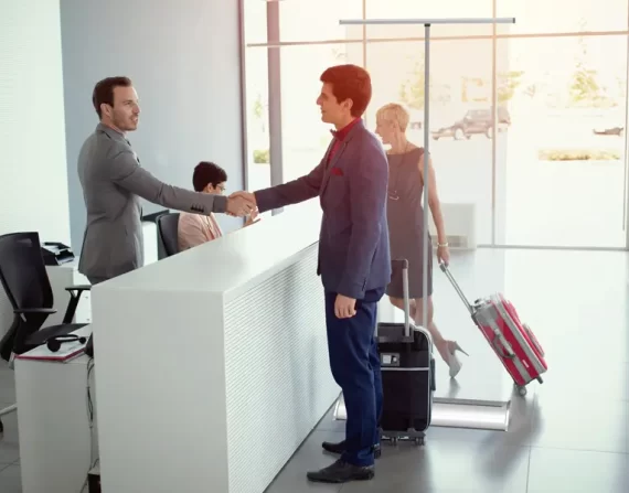 طريقة عمل نظام إدارة الزوار