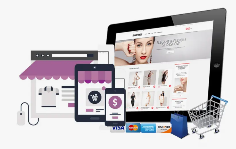 تصميم متجر إلكتروني في السعودية - الحلول الواقعية لتقنية المعلومات تصميم متجر إلكتروني في السعودية